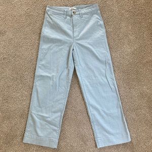 Madewell denim cropped pant